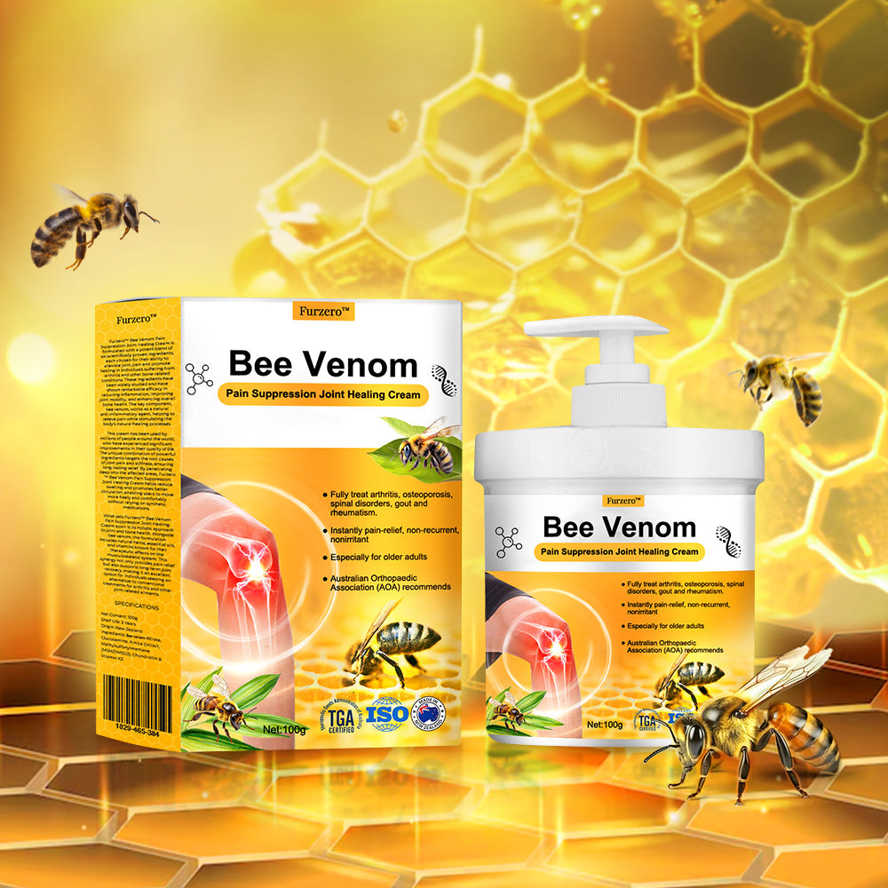 Furzero™ Bee Venom Pain Suppression Joint Healing Cream (AAOS Recommended)👩🏼‍⚕️