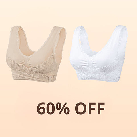 flysmus™ Buckle Bra – Comfy Front Cross Side Buckle Lace Bra