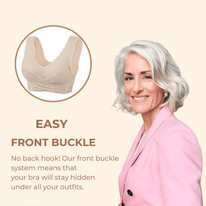 flysmus™ Buckle Bra – Comfy Front Cross Side Buckle Lace Bra