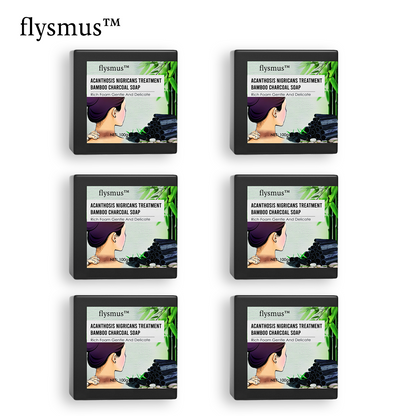 flysmus™ Acanthosis Nigricans Treatment Bamboo Charcoal Soap