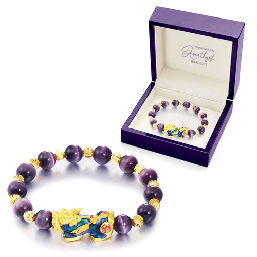 GFOUK™ FengShui Pi Xiu Amethyst Bracelet