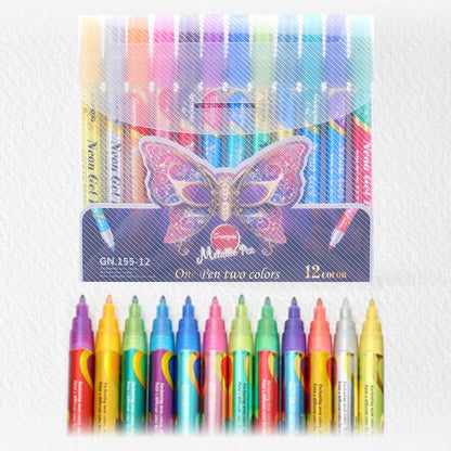 Superior Metallic Glitter Double Color Marker