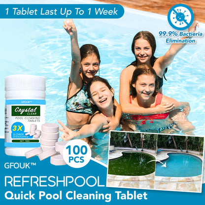 GFOUK™ RefreshPool Quick Pool Cleaning Tablet (100 PCS)