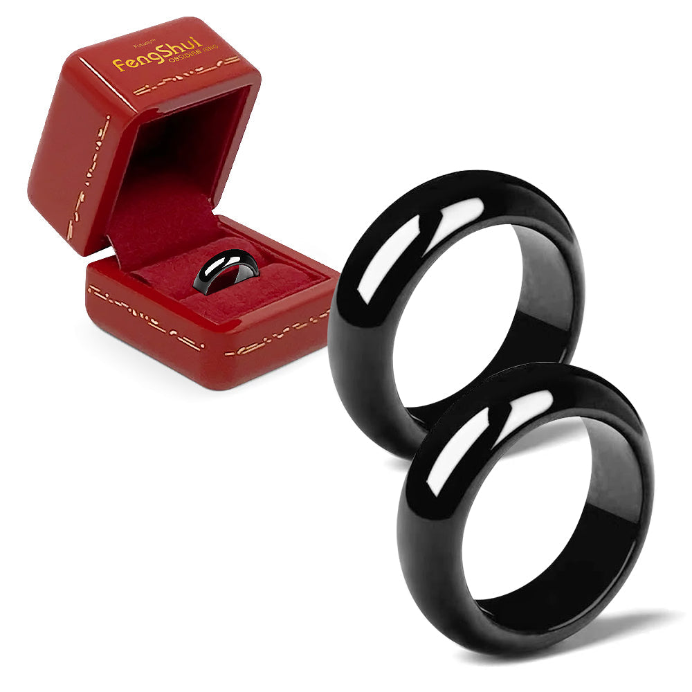 Futusly™ FengShui Obsidian Ring