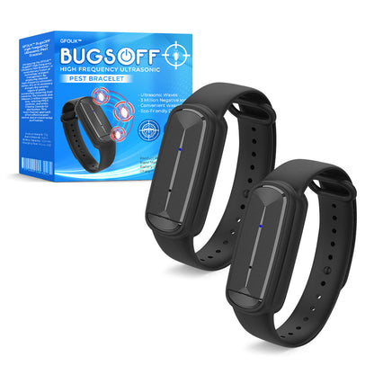 GFOUK™ BugsOFF High Frequency Ultrasonic Pest Bracelet