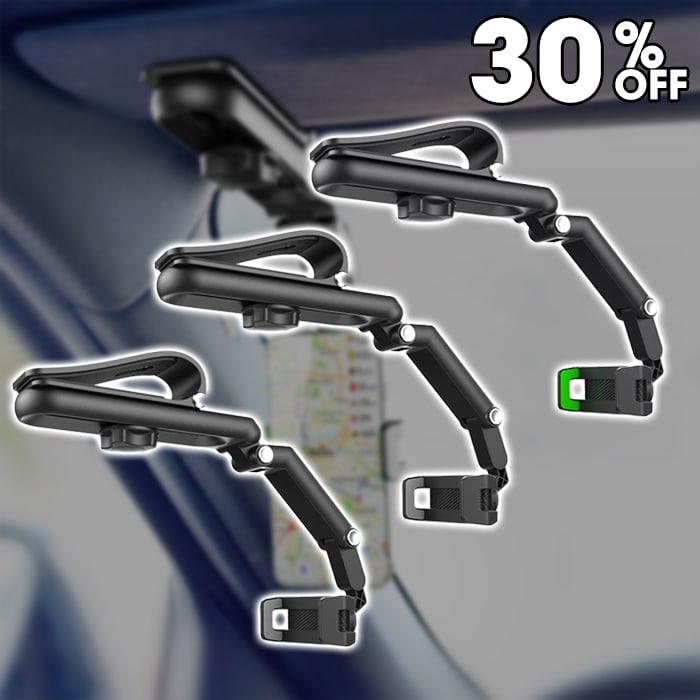 Samon Rotatable and Retractable Car Phone Holder